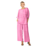 Mixed Direction Cocoon Top in Orchid - 6814T-ORC