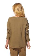 Destination Fleece Floral Outline Pullover - 44601