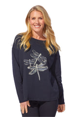 Dragonfly Pullover - Black