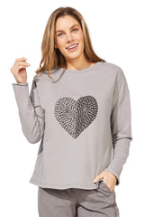 Destination Fleece Heart Pullover - 44901