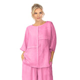 Mixed Direction Cocoon Top in Orchid - 6814T-ORC