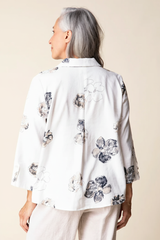 Habitat Watercolor Floral Swing Shirt - 46536
