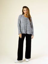 Long Pull-On Cotton Pant in Black - C47069