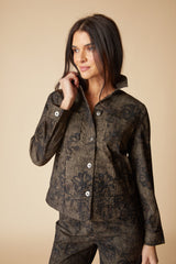 Habitat Luxe Cord Boyfriend Jacket - UMBER - image 2