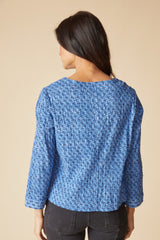 Habitat Inverted Pleat Pullover - Tide - image 2
