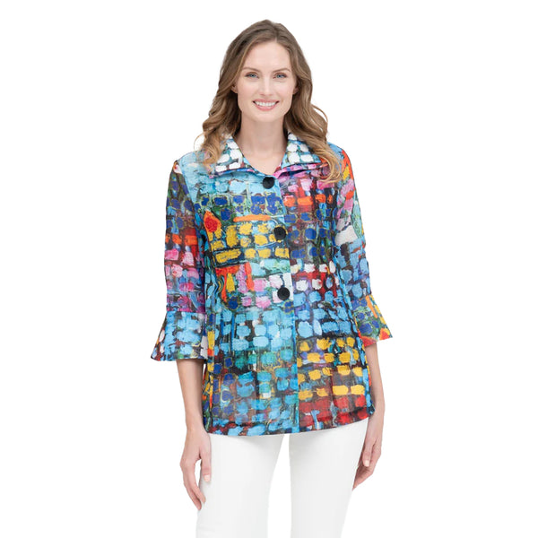 Damee Impressionist Inspired Art Print Jacket - 4888 - Size  XL Only!