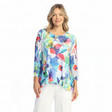 Burnout Tunic with Mesh Contrast - 49