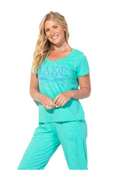 Lake Escape V-Neck Tee - 49100