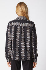 Embroidered Cotton Shaped Hem Shirt - 49224