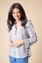Habitat Half Placket Pullover - Dove - image 2
