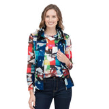 Geometric Colorblock-Print Twin Set - 31424 - Size M Only!