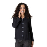 Crinkle Crepe Short Swing Jacket - 21312