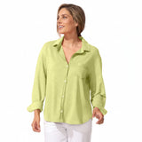 Soft Modal Terry Button Front Shirt Jacket - 26895