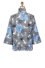 Floral Sketch Print Jacket - 5064