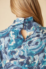 Habitat Aspen Knit Easy Cowl - NAVY - image 3