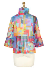 Abstract Art Print Jacket - 5090