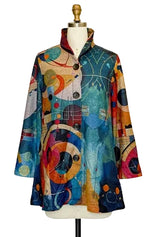 Kandinsky Inspired Jacket In Multi - 5094