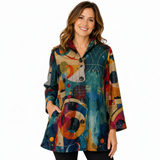 Kandinsky Inspired Jacket In Multi - 5094