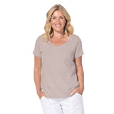 Peruvian Cotton V-Neck Tee - 10000