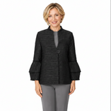 Textured One-Button Jacket - C1164J