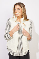Wave Quilt Summit Vest — fuchsia