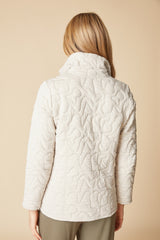 Habitat Cascade Quilt Shaped Coat - DOVE - image 2