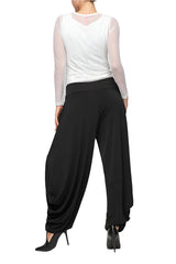 Easy Harem Pant in Black - 5587P-BLK