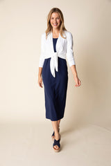 Core Travel Stretch Knit Waterfall Cardigan - 55931