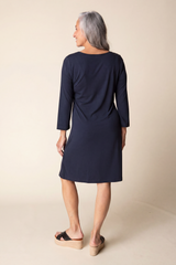 Core Travel Solid Greenwich Dress - 55992