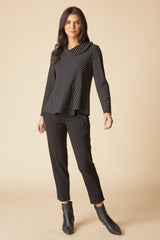 Habitat Stripe Wrap Top - Black - image 4