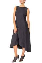 Fit & Flare Sleeveless Dress in Black - 5715D-BLK - Size M Only!