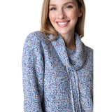 Space Dyed Speckle Sweater Top - 89203