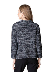 Soft Knit Drape-Neck Sweater Top - 87721