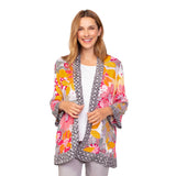 Elegant Whimsical Floral-Print Open Front Cardigan - 39540-MN