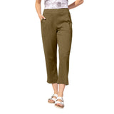 Textured Peruvian Cotton On The Go Capri - 60005