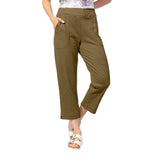 Textured Peruvian Cotton On The Go Capri - 60005