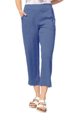 Textured Peruvian Cotton On The Go Capri - 60005