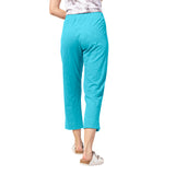 Textured Peruvian Cotton On The Go Capri - 60005