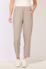 Textured Peruvian Cotton Seamed Pant - 60031