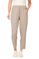 Textured Peruvian Cotton Seamed Pant - 60031