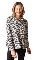 Habitat In The Wild Leopard Cowl - DOVE - image 1