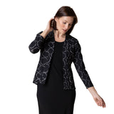Habitat's "Travel Core" Circle Print Open Front Jacket - 55430