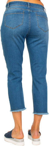 Stretch Denim Capri Jean - 11177 - Sizes 4, 14 & 16