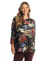 "Juliette" Raglan A-Line Drape Top - 62-2141
