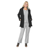 Textured One-Button Jacket in Black - 6290J-BLK - Size S Only!
