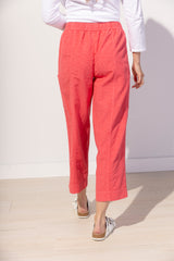 Vista Washed Cotton Tapered Crop Pant - 63331 - Size XL