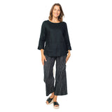 Linen Solid Pocket Tunic- 41522 - Size XS Only!