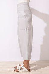 Comfort Knit Denim Darted Flood Jean - 64016