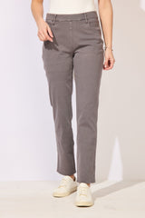 Comfort Knit Denim Straight Jean — pearl