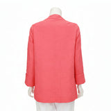 Textured Asymmetric Jacket in Sunset - 6439J-SUN